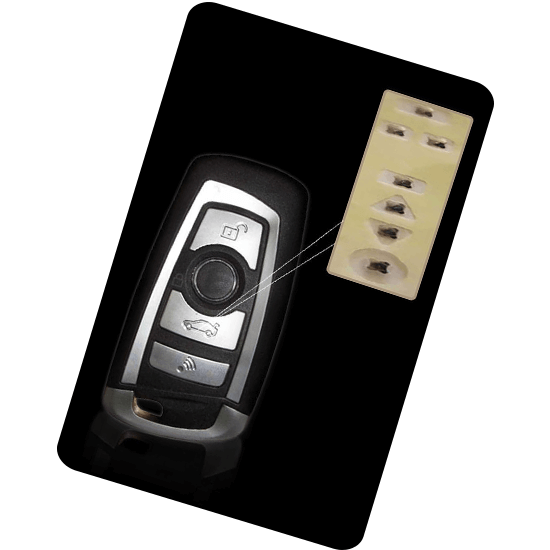 Key panel switch button metal dome switch array