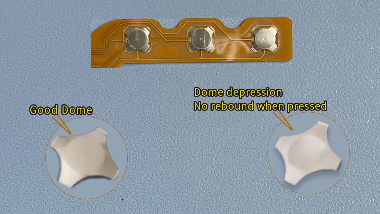 Do you know why metal domes don’t pop up when pressed?