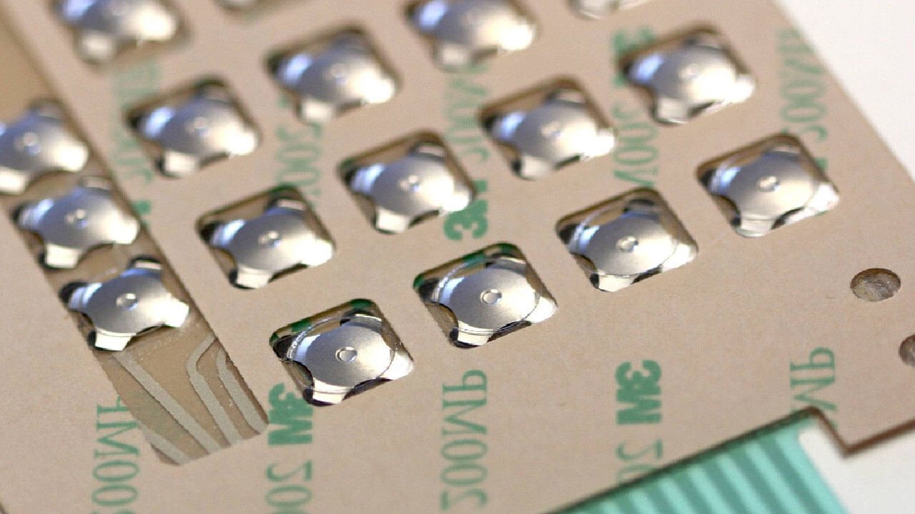 Metal domes are a crucial component of a membrane switch