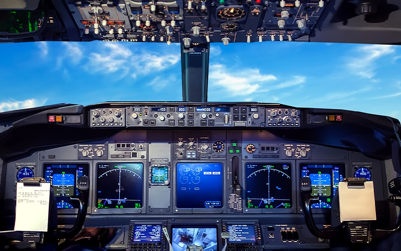 aircraft control panel