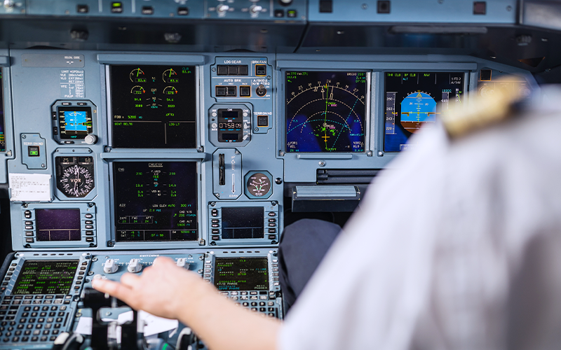 aircraft control panel