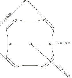 Four legs Dome Switch drawing