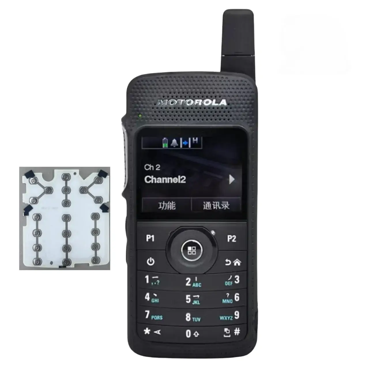 Metal dome array applied to mobile phone buttons