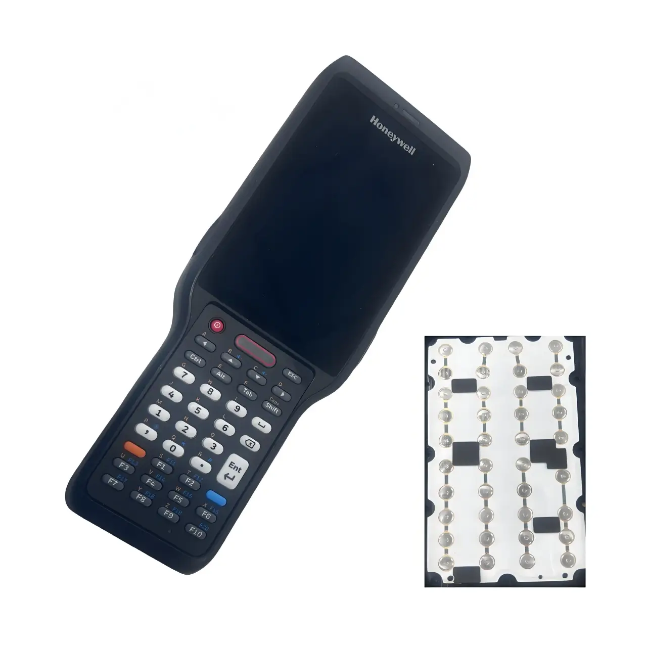 Metal dome array applied to mobile phone buttons