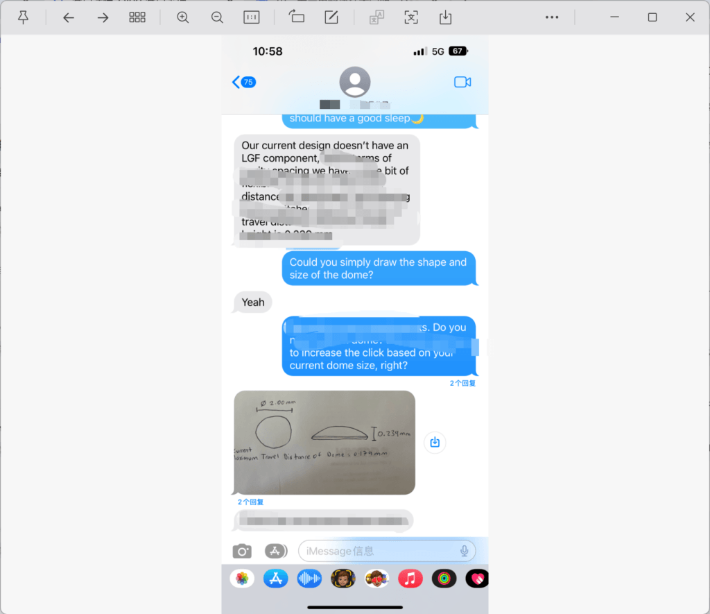 chat history